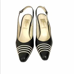 Vintage Black and White Heels